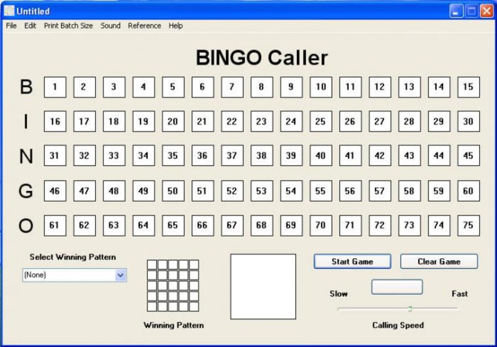 bingo caller software download